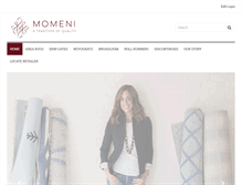 Tablet Screenshot of momeni.com